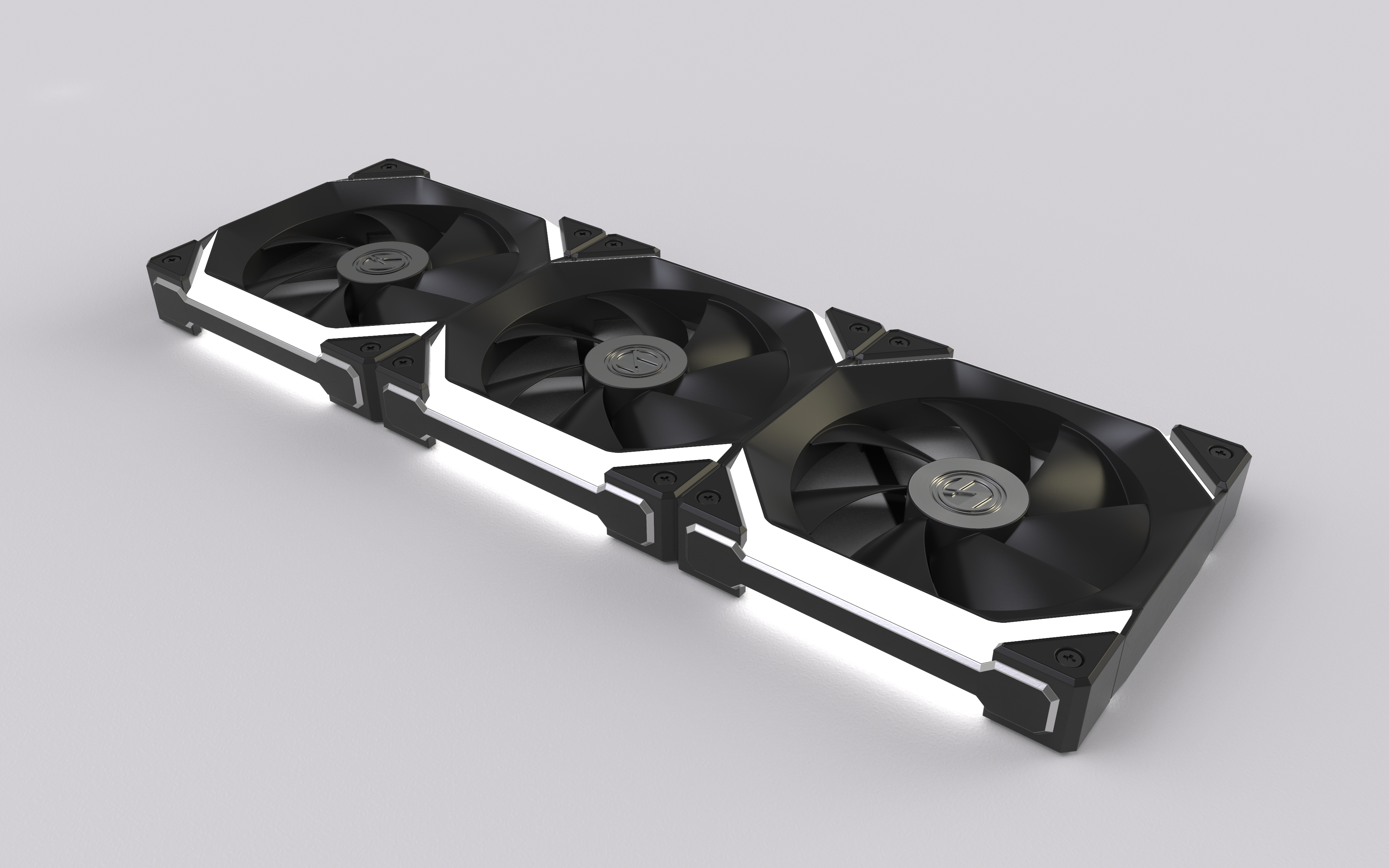 联立UNIFAN 120，IGES的3 x风扇